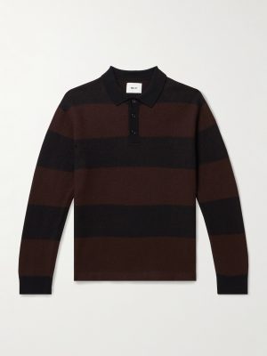 Rugby 60017 Striped Wool Polo Shirt Rugby 60017 Striped Wool Polo Shirt