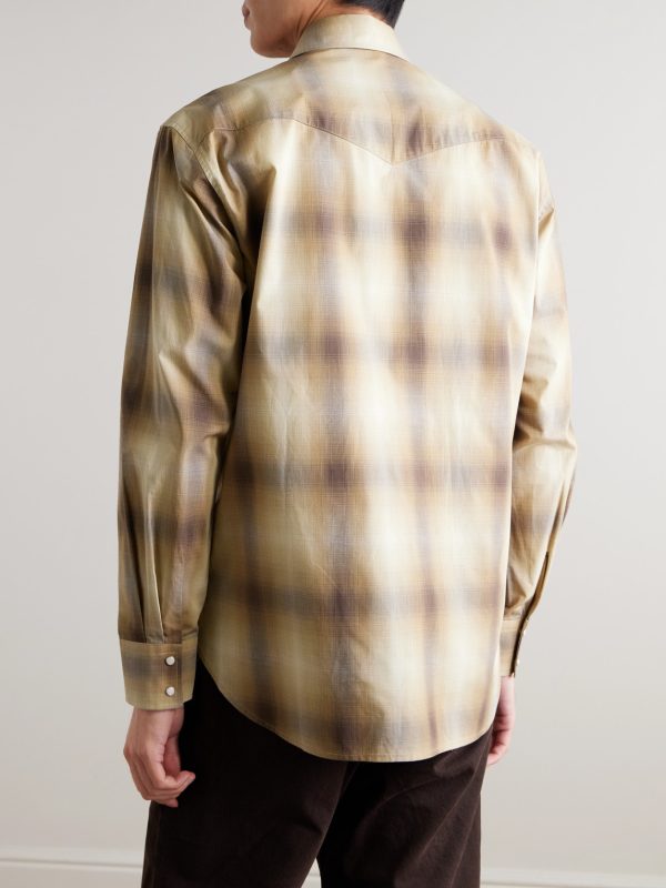 Ricky 50005 Checked Organic Cotton Western Shirt - BK