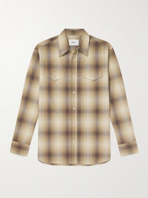 Ricky 50005 Checked Organic Cotton Western Shirt Ricky 50005 Checked Organic Cotton Western Shirt