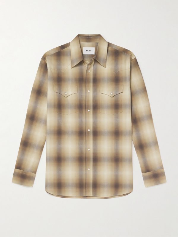 Ricky 50005 Checked Organic Cotton Western Shirt