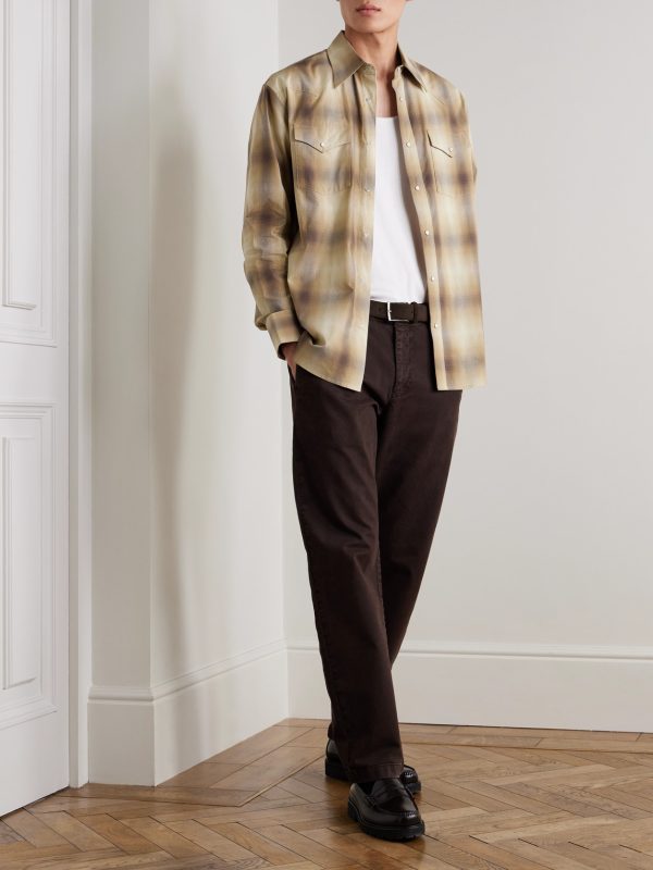 Ricky 50005 Checked Organic Cotton Western Shirt - OU
