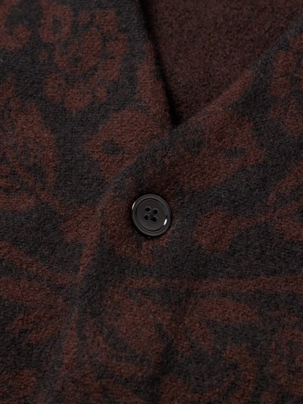 Michael 60017 Jacquard-Knit Wool Cardigan - CU Michael 60017 Jacquard-Knit Wool Cardigan - CU