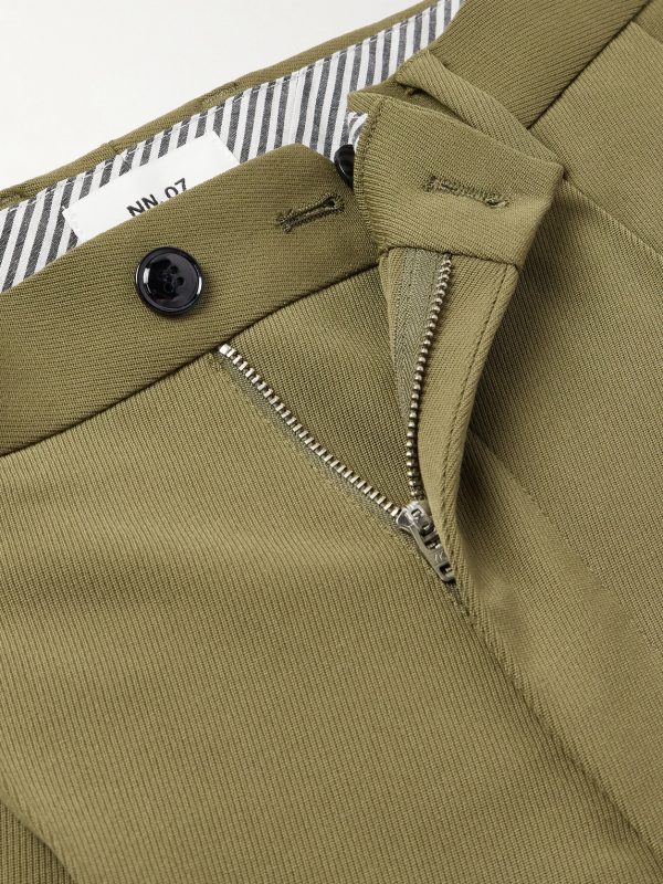 Justin 10002 Straight-Leg Pleated Wool-Blend Twill Suit Trousers - E1 Justin 10002 Straight-Leg Pleated Wool-Blend Twill Suit Trousers - E1