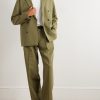 Justin 10002 Straight-Leg Pleated Wool-Blend Twill Suit Trousers - OU Justin 10002 Straight-Leg Pleated Wool-Blend Twill Suit Trousers - OU