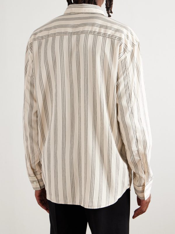 Freddy Striped TENCEL™ Modal-Blend Overshirt - BK Freddy Striped TENCEL™ Modal-Blend Overshirt - BK