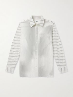 Colby 50009 Striped Organic Cotton-Poplin Shirt