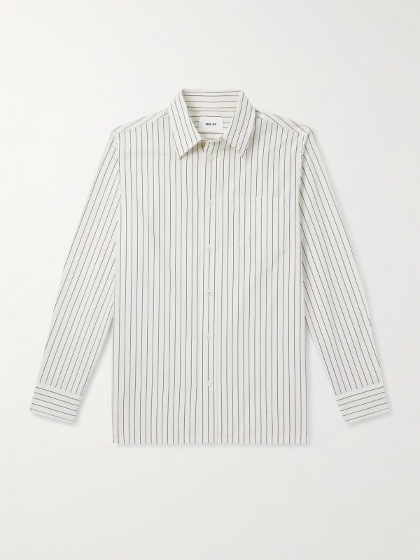 Colby 50009 Striped Organic Cotton-Poplin Shirt Colby 50009 Striped Organic Cotton-Poplin Shirt