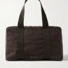 Sisal Webbing-Trimmed Cotton-Twill Duffle Bag Sisal Webbing-Trimmed Cotton-Twill Duffle Bag