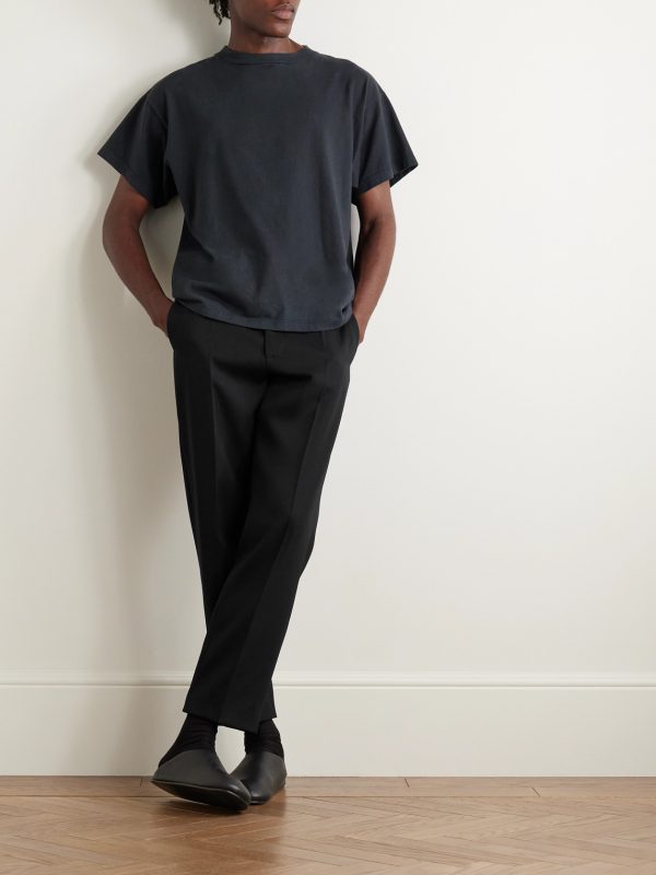 Zuma Slim-Fit Cropped Cotton and Cashmere-Blend Gabardine Trousers - OU