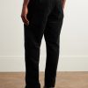 Zuma Slim-Fit Cropped Cotton-Moleskin Trousers - BK Zuma Slim-Fit Cropped Cotton-Moleskin Trousers - BK