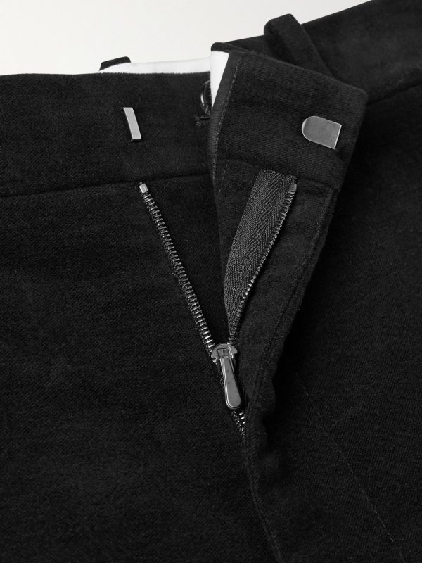 Zuma Slim-Fit Cropped Cotton-Moleskin Trousers - E1 Zuma Slim-Fit Cropped Cotton-Moleskin Trousers - E1