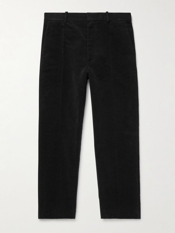 Zuma Slim-Fit Cropped Cotton-Moleskin Trousers Zuma Slim-Fit Cropped Cotton-Moleskin Trousers