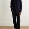 Zuma Slim-Fit Cropped Cotton-Moleskin Trousers - OU Zuma Slim-Fit Cropped Cotton-Moleskin Trousers - OU