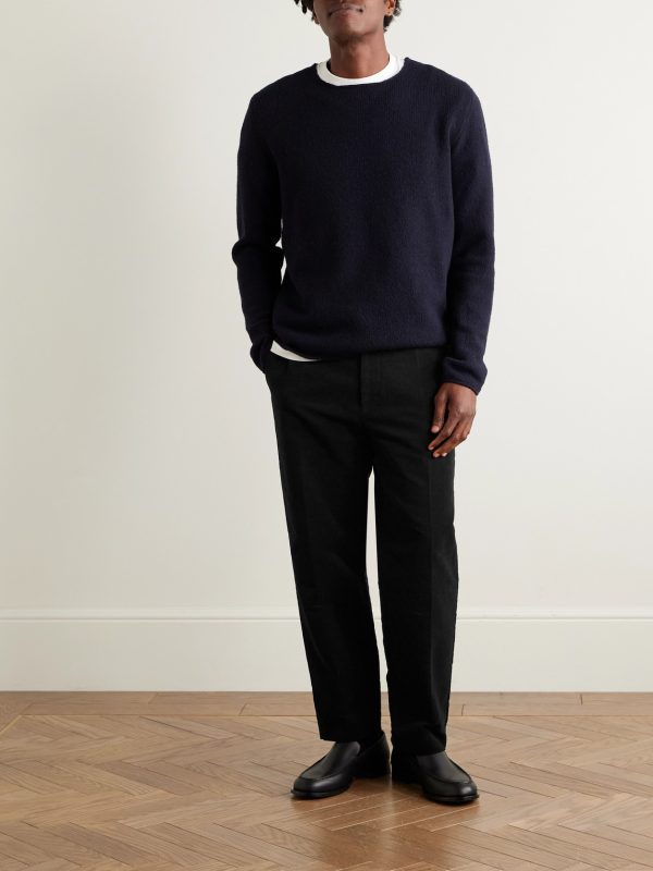Zuma Slim-Fit Cropped Cotton-Moleskin Trousers - OU Zuma Slim-Fit Cropped Cotton-Moleskin Trousers - OU