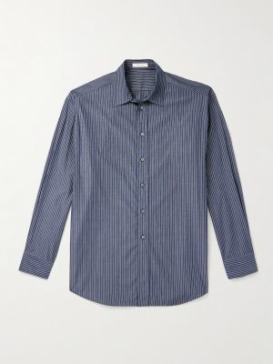 Miller Striped Cotton-Poplin Shirt Miller Striped Cotton-Poplin Shirt