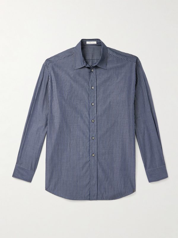 Miller Striped Cotton-Poplin Shirt