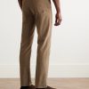 Fred Slim-Fit Straight-Leg Cotton-Corduroy Trousers - BK