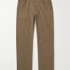 Fred Slim-Fit Straight-Leg Cotton-Corduroy Trousers