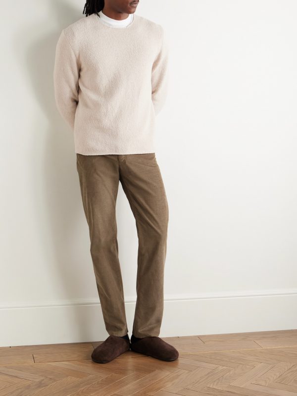 Fred Slim-Fit Straight-Leg Cotton-Corduroy Trousers - OU