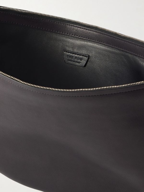 Crossbody Crescent Leather Messenger Bag - E1 Crossbody Crescent Leather Messenger Bag - E1
