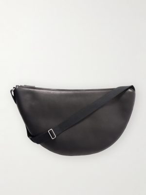 Crossbody Crescent Leather Messenger Bag