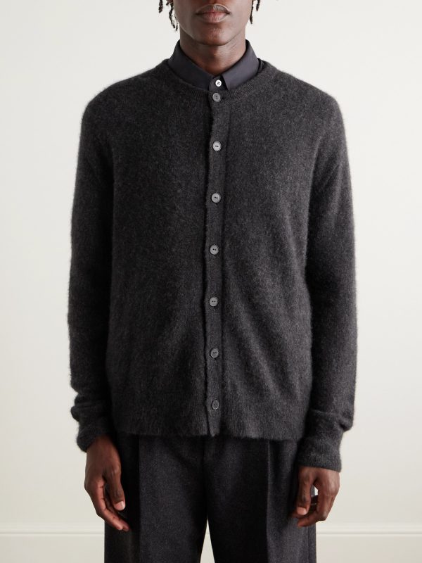 Danube Brushed Cashmere and Silk-Blend Cardigan - FR