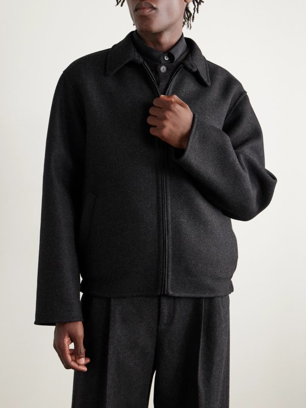 Dantes Brushed Virgin Wool and Cashmere-Blend Twill Jacket - FR Dantes Brushed Virgin Wool and Cashmere-Blend Twill Jacket - FR
