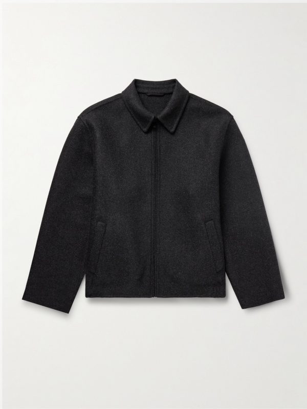 Dantes Brushed Virgin Wool and Cashmere-Blend Twill Jacket Dantes Brushed Virgin Wool and Cashmere-Blend Twill Jacket