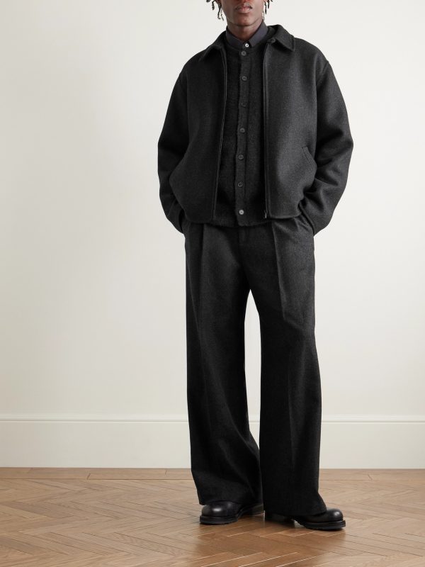 Dantes Brushed Virgin Wool and Cashmere-Blend Twill Jacket - OU Dantes Brushed Virgin Wool and Cashmere-Blend Twill Jacket - OU