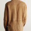 Bento Panelled Shearling Shirt Jacket - BK