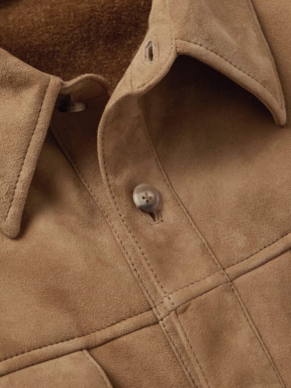 Bento Panelled Shearling Shirt Jacket - CU
