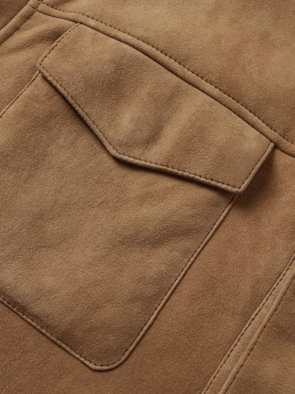 Bento Panelled Shearling Shirt Jacket - E1