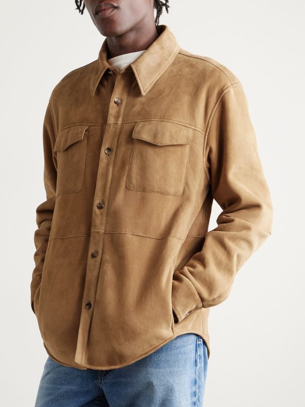 Bento Panelled Shearling Shirt Jacket - FR