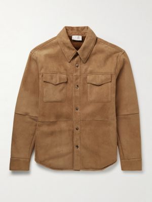 Bento Panelled Shearling Shirt Jacket Bento Panelled Shearling Shirt Jacket