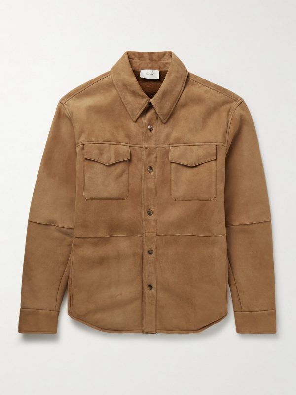 Bento Panelled Shearling Shirt Jacket