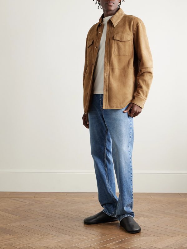 Bento Panelled Shearling Shirt Jacket - OU