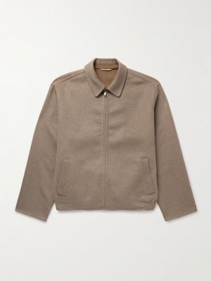 Dantes Brushed-Cashmere Twill Jacket