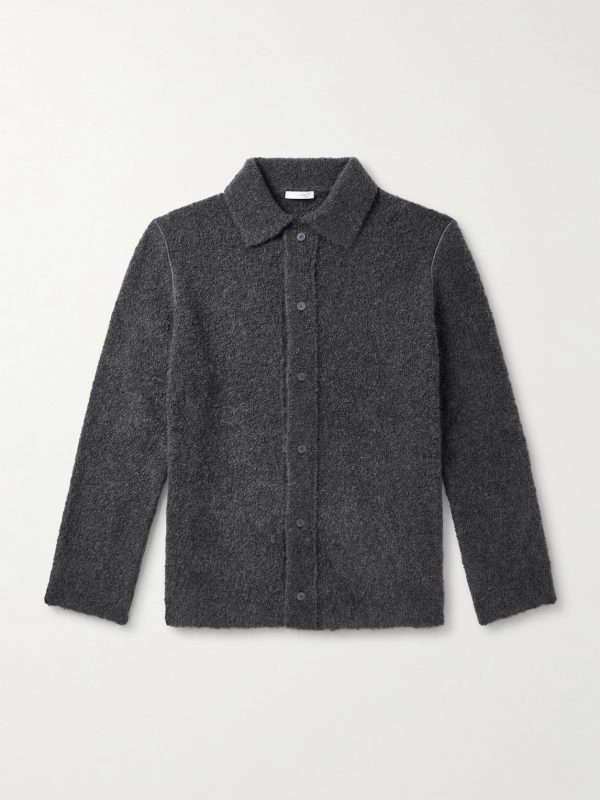 Novak Cashmere, Alpaca and Silk-Blend Bouclé Cardigan
