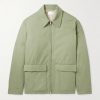 Justo Cotton and Cashmere-Blend Gabardine Bomber Jacket Justo Cotton and Cashmere-Blend Gabardine Bomber Jacket