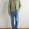Justo Cotton and Cashmere-Blend Gabardine Bomber Jacket - OU Justo Cotton and Cashmere-Blend Gabardine Bomber Jacket - OU