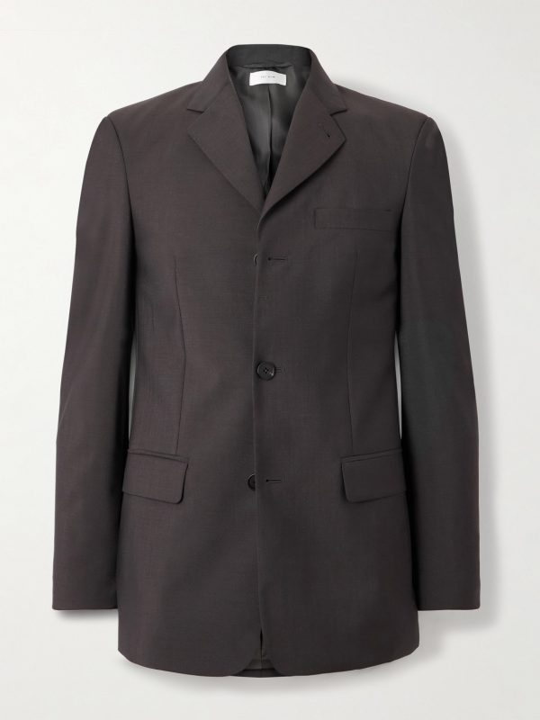 Sabriel Jacket Grain de Poudre Wool and Mohair-Blend Blazer Sabriel Jacket Grain de Poudre Wool and Mohair-Blend Blazer