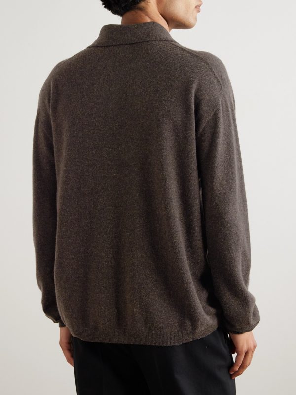 Franz Cashmere Polo Shirt - BK Franz Cashmere Polo Shirt - BK