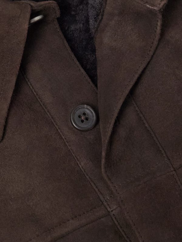Bento Panelled Shearling Shirt Jacket - CU Bento Panelled Shearling Shirt Jacket - CU