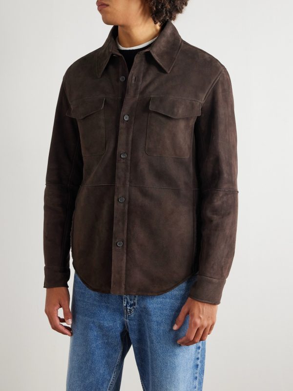Bento Panelled Shearling Shirt Jacket - FR Bento Panelled Shearling Shirt Jacket - FR