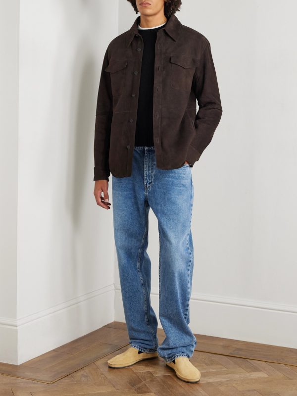 Bento Panelled Shearling Shirt Jacket - OU Bento Panelled Shearling Shirt Jacket - OU