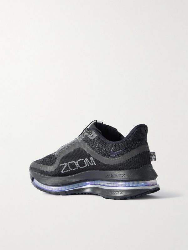 Pegasus Premium Rubber-Trimmed Mesh Running Sneakers - BK