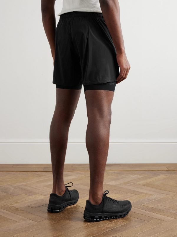 5" Straight-Leg Layered TechSilk™ and Justice™ Shorts - BK 5" Straight-Leg Layered TechSilk™ and Justice™ Shorts - BK