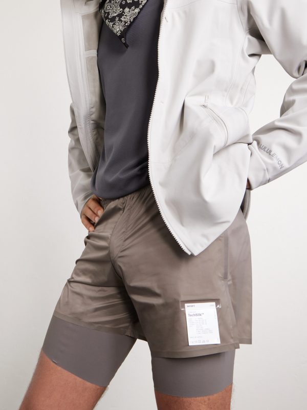 Slim-Fit Layered 8" Techsilk and Justice™ coldblack® Shorts - CU