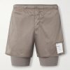 Slim-Fit Layered 8" Techsilk and Justice™ coldblack® Shorts