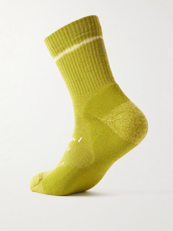 Stretch Merino Wool-Blend Socks - BK Stretch Merino Wool-Blend Socks - BK